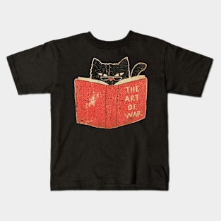 Cat Art of War - Vintage Kids T-Shirt